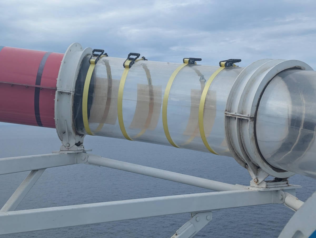 Out of Action Water Slide on Navigator of the Seas