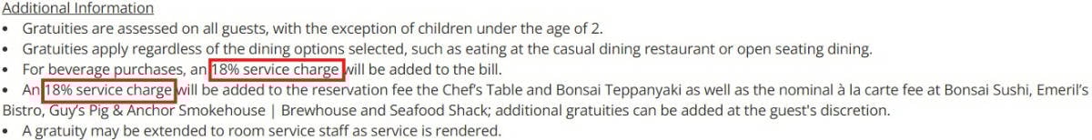 Old Service Charge Rate