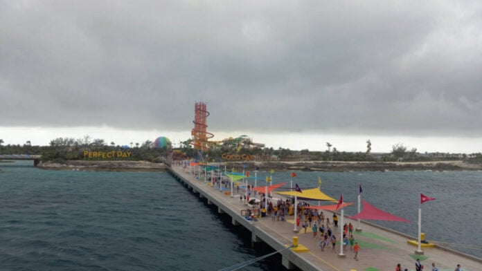 Royal Caribbean's CocoCay During Bad Weather
