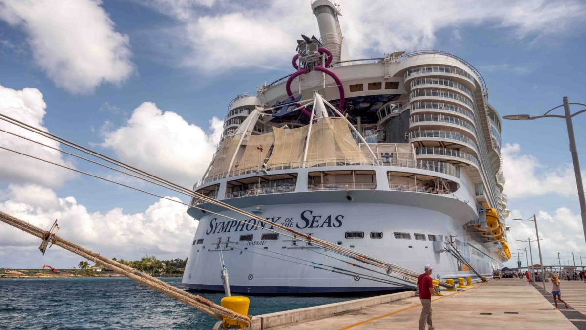 Royal Caribbean's Symphony of the Seas Docked in Nassau, Bahamas