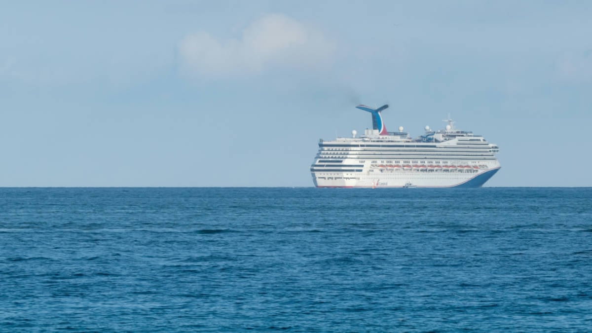 Carnival Sunshine Cruise Ship at Sea