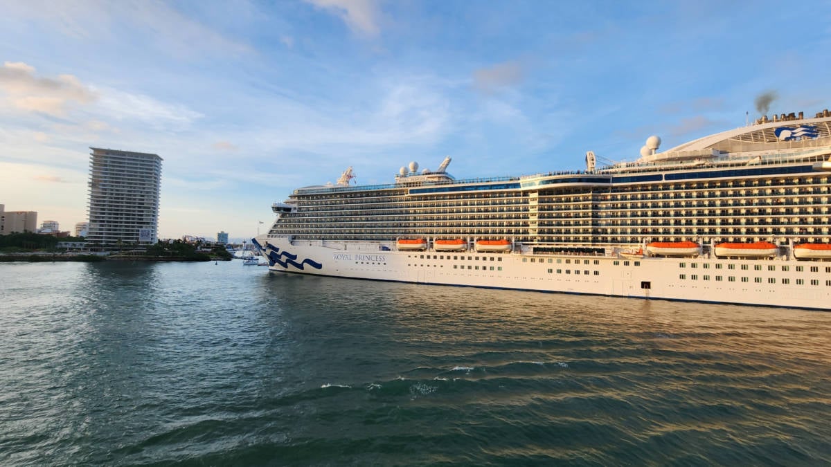 Royal Princess Docked in Puerto Vallarta, Mexico