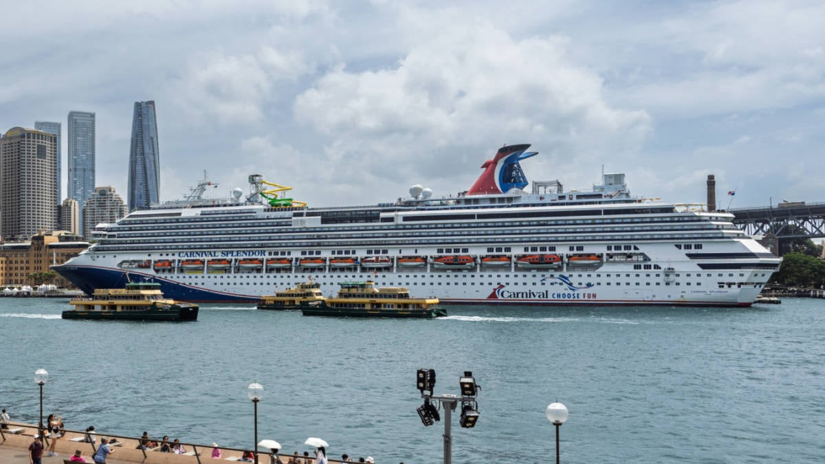 Carnival Splendor in Sydney, Australia