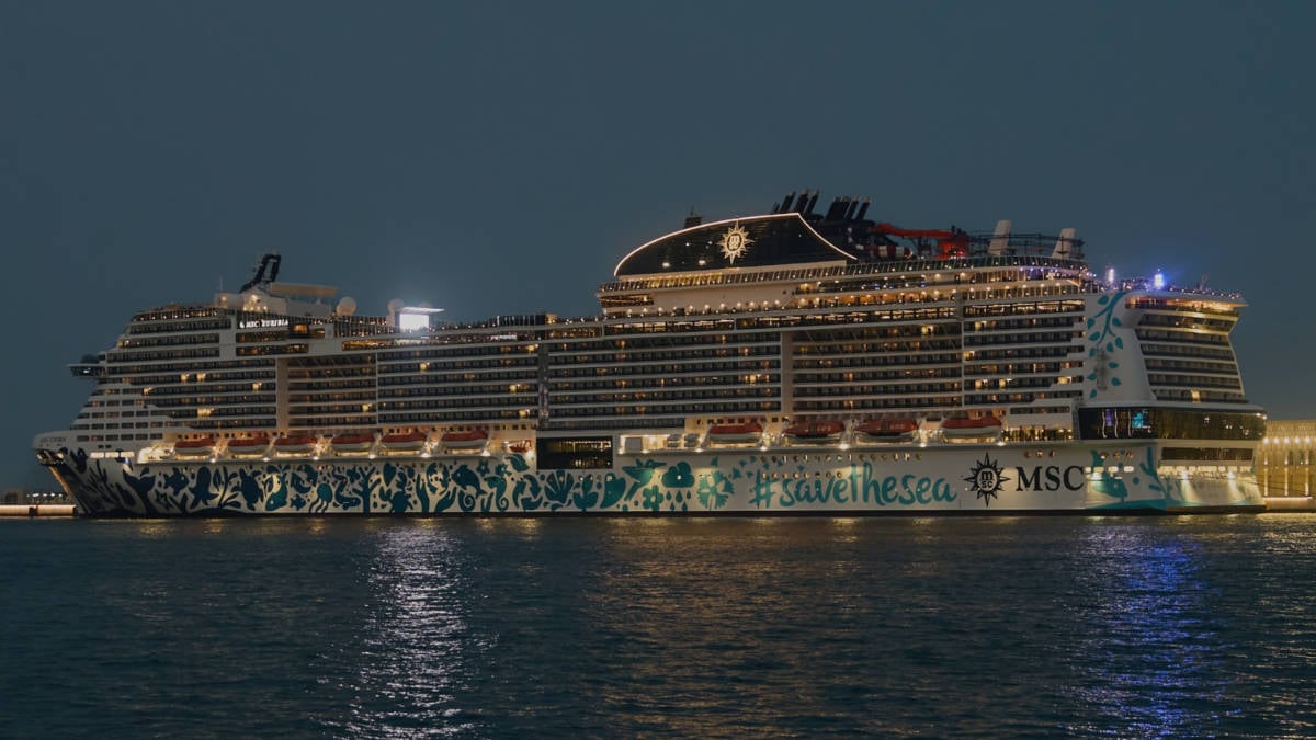MSC Euribia in the Middle East