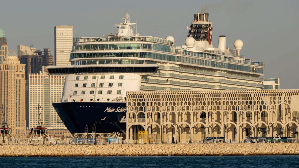 TUI Cruises Ship in Doha