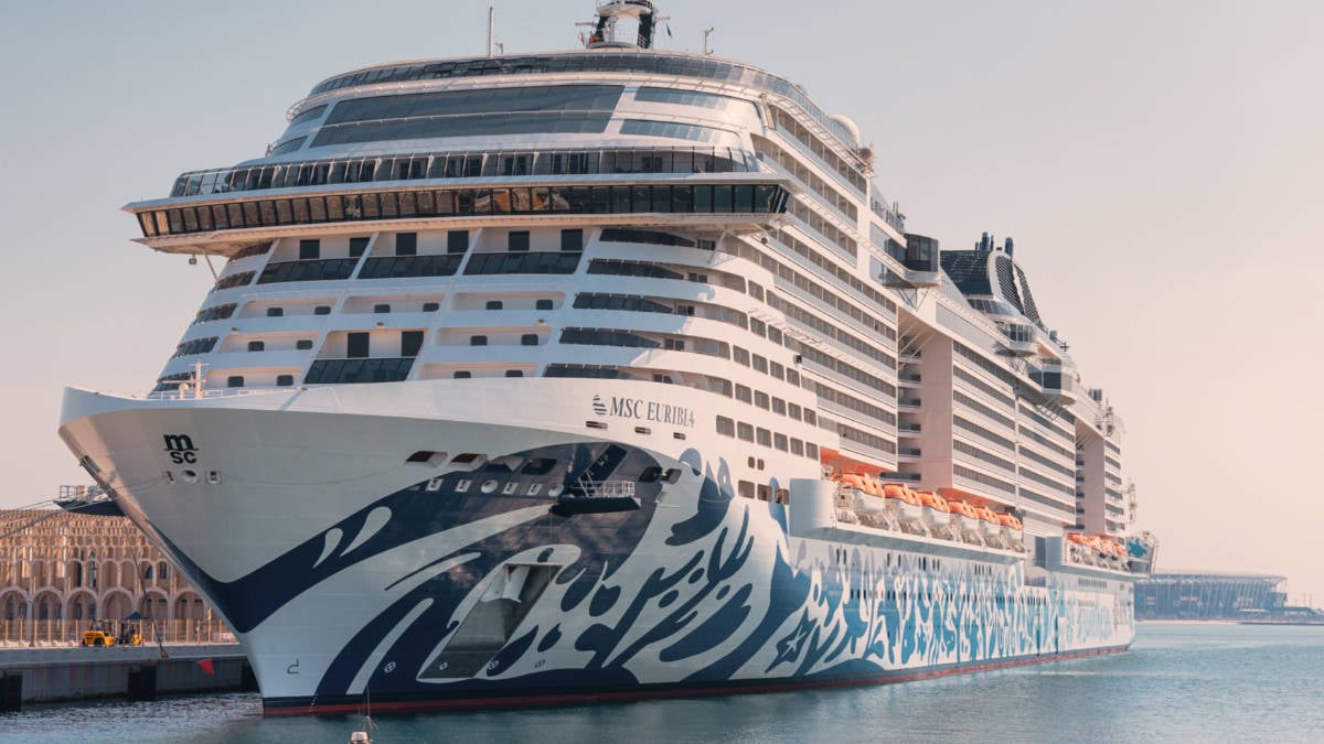 MSC Euribia Cruise Ship in the Middle East