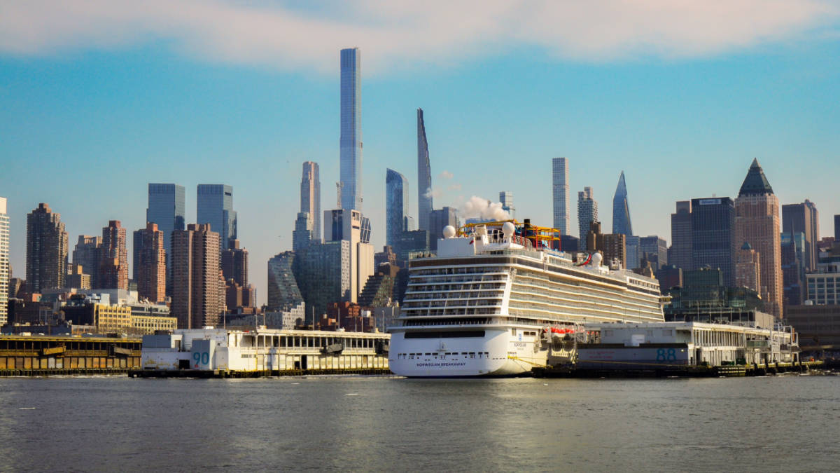 Cruise Piers in Manhattan, New York