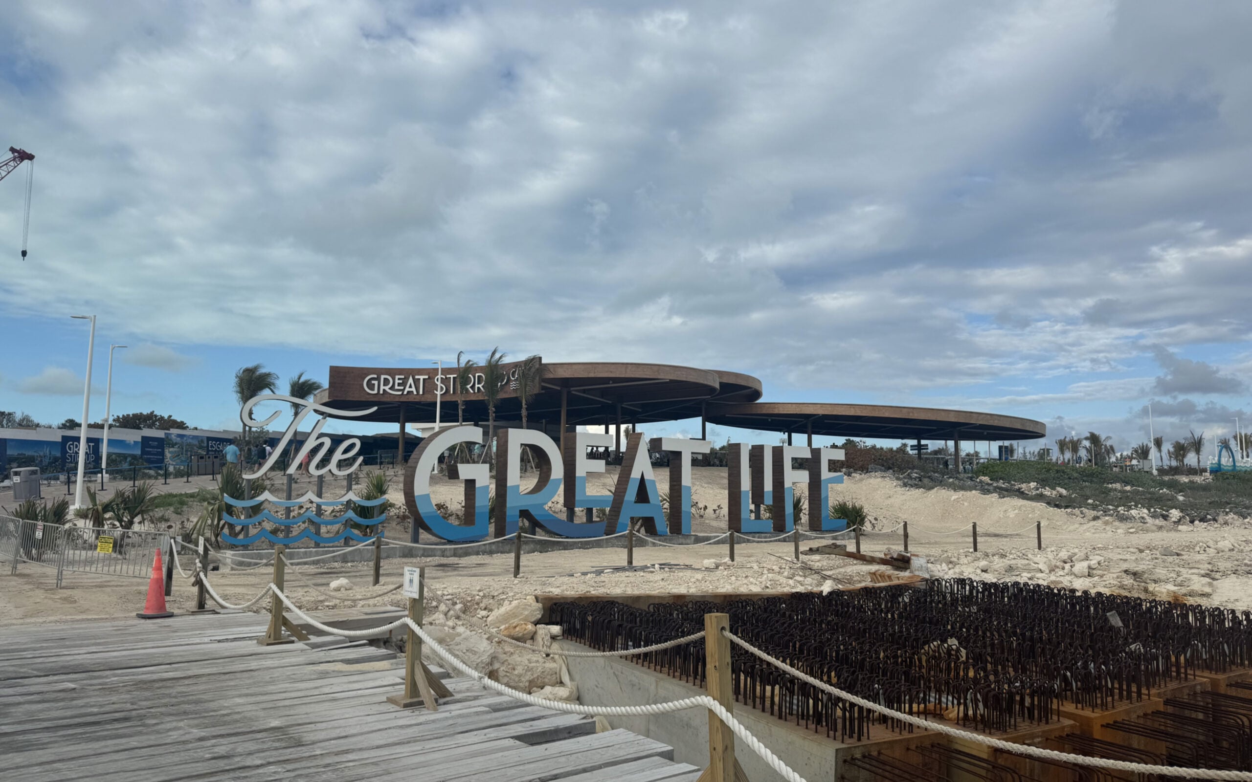 Arrival at Great Stirrup Cay