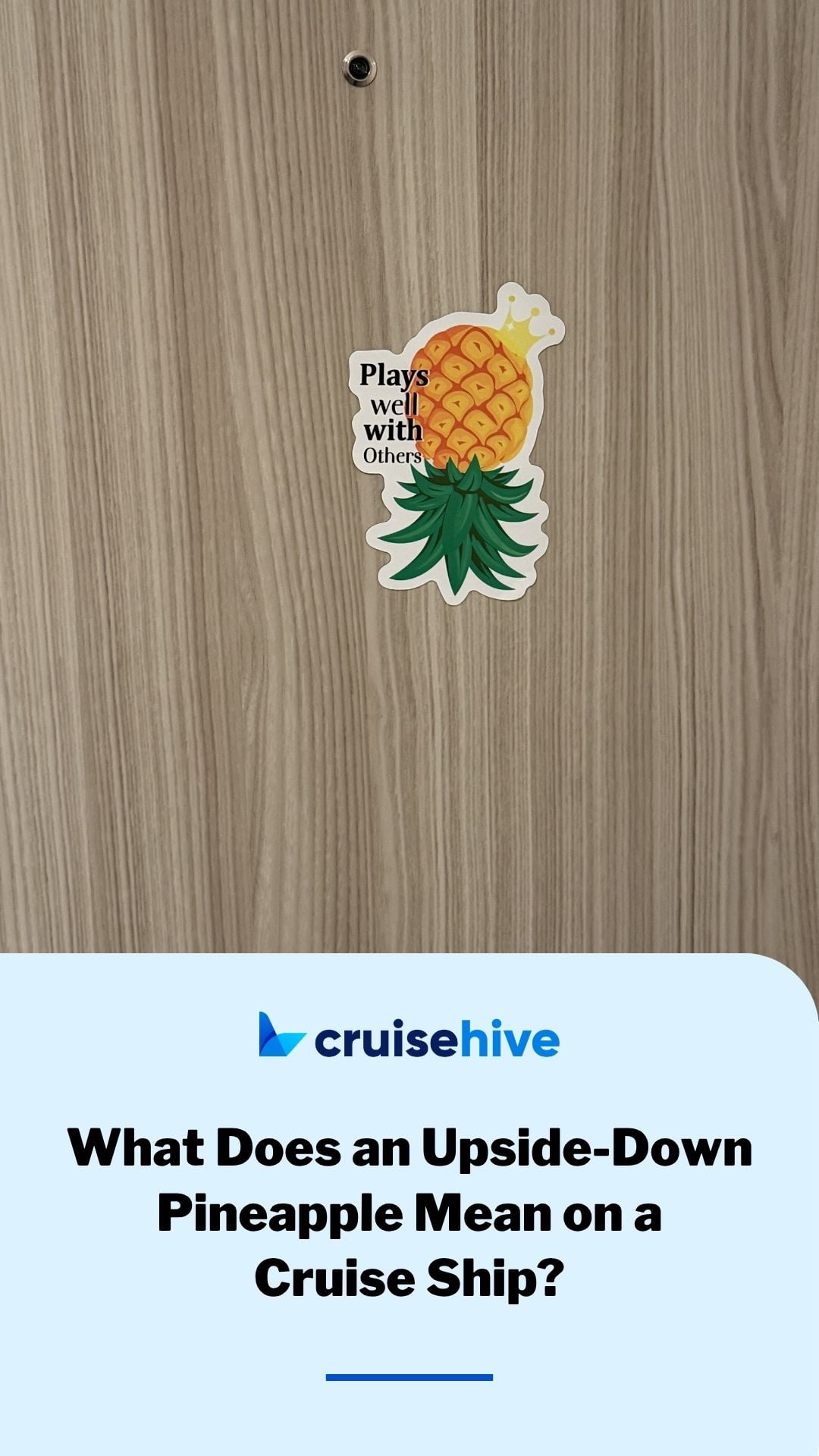 What Does an Upside-Down Pineapple Mean on a Cruise Ship
