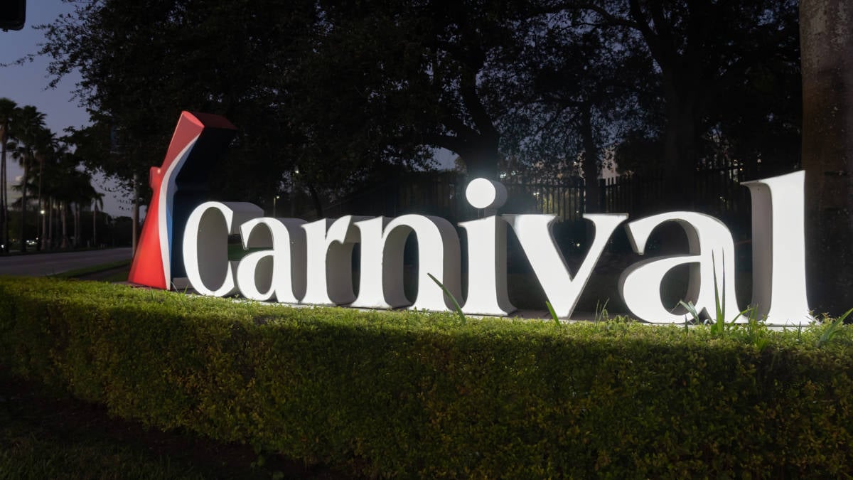 Carnival Cruise Line Sign