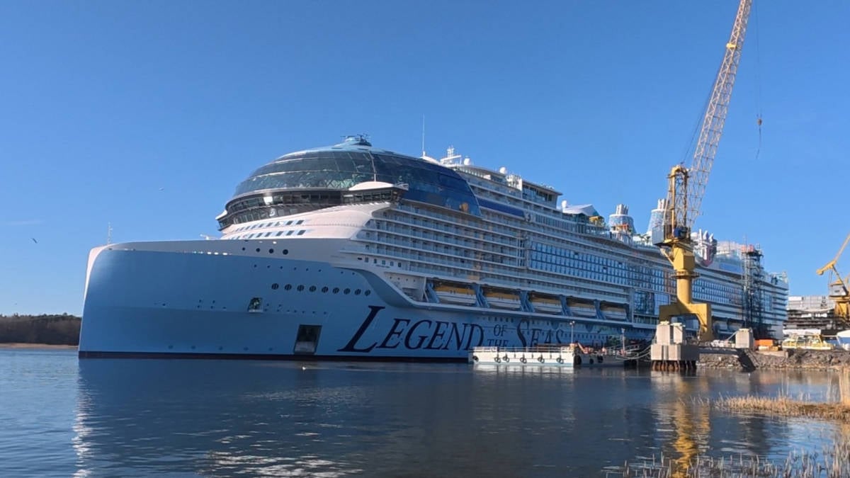 Legend of the Seas Following Sea Trials