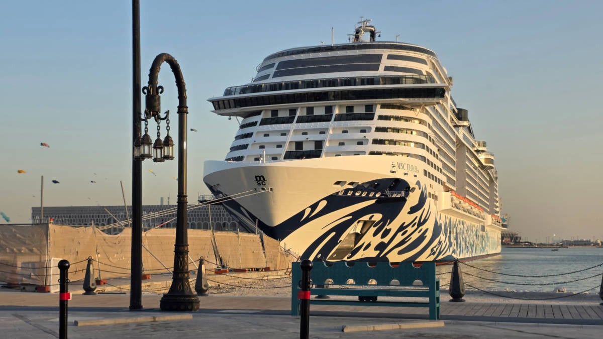 MSC Euribia Cruise Ship in the Middle East