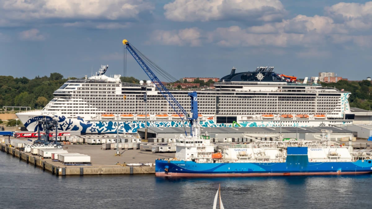 MSC Euribia Docked in Kiel