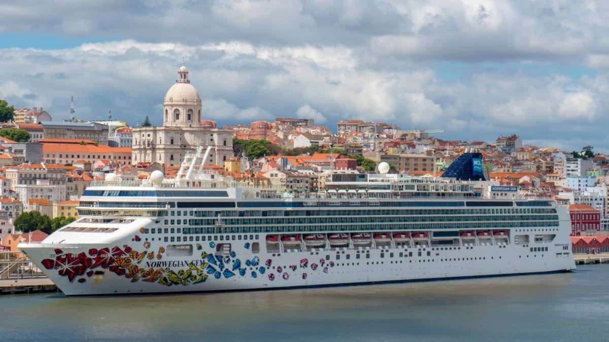 Norwegian Gem Cruise Ship in Europe
