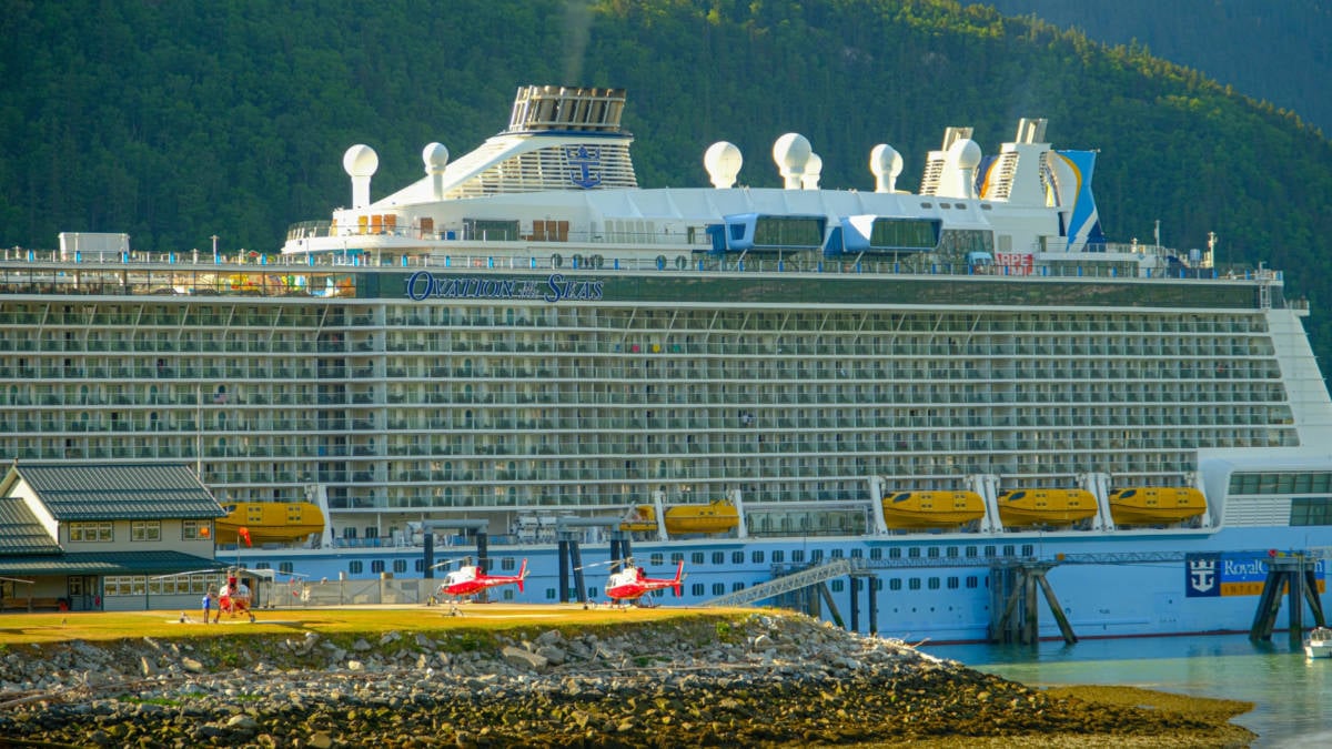 Ovation of the Seas in Alaska