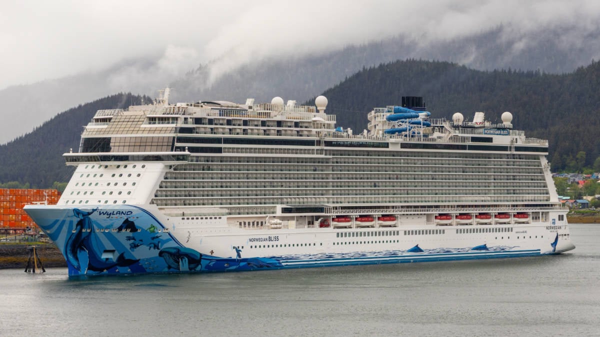 Norwegian Bliss in Alaska