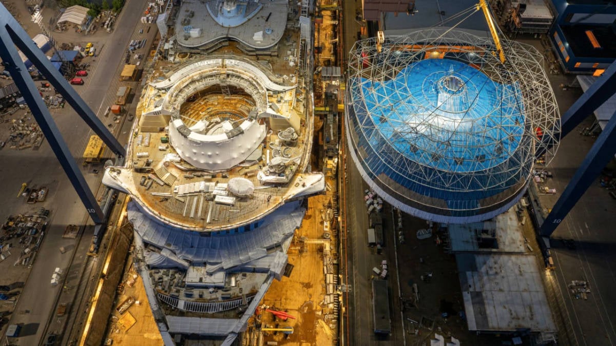 Hero of the Seas Dome Installation