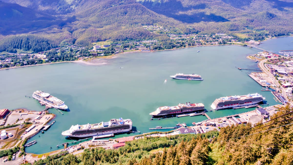 Cruise Ships In Juneau, Alaska