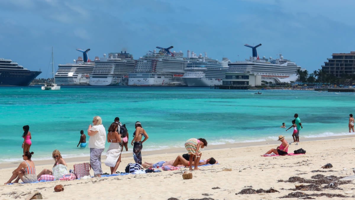 Cruise Ships in Nassau, Bahamas