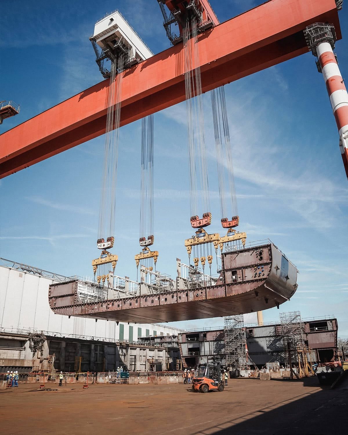 7th Oasis Class Keel Ceremony
