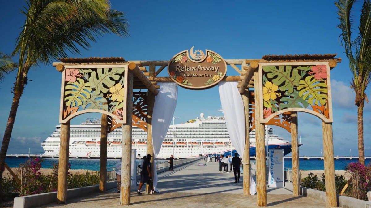 Upgraded Relaxaway, Half Moon Cay Opens