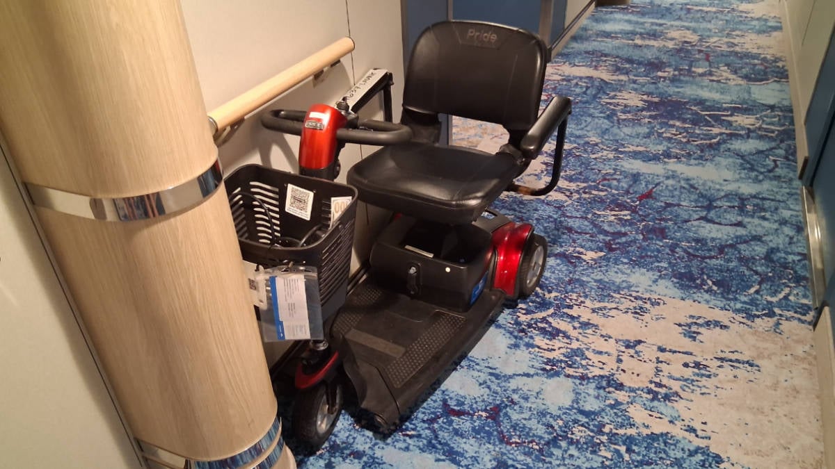 Mobility Sccoter on Royal Caribbean Cruise