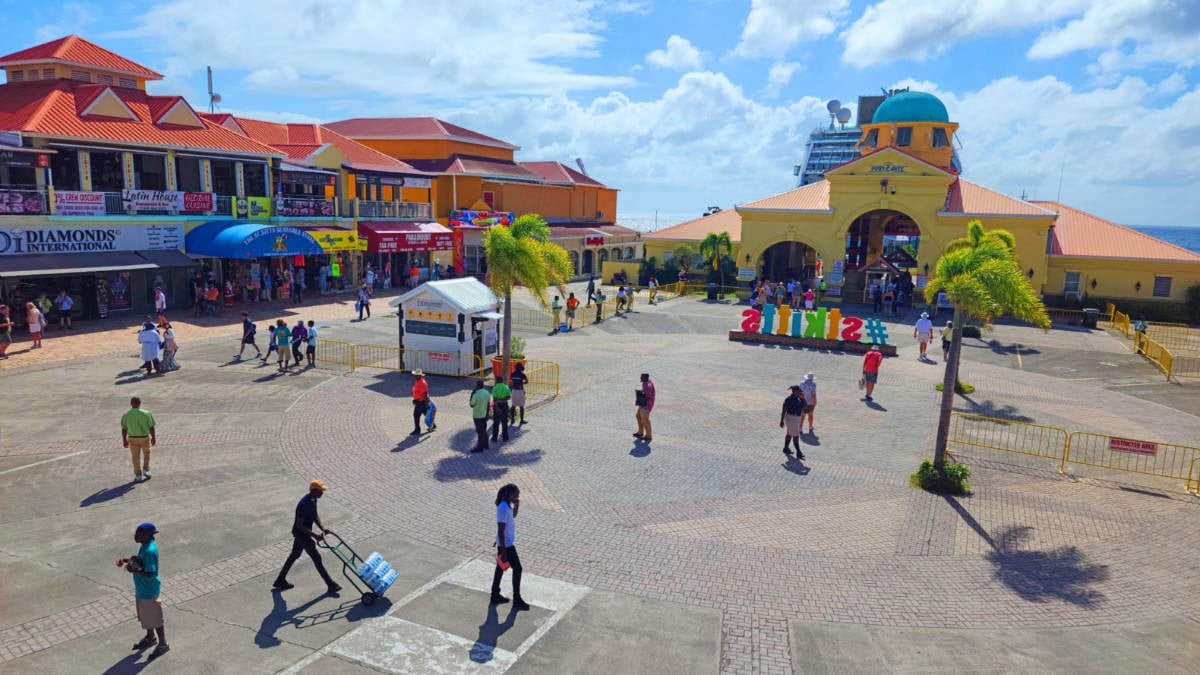 Cruise Port Entrance at St. Kitts