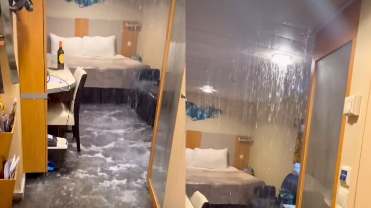 Allure of the Seas Flooded Cabin