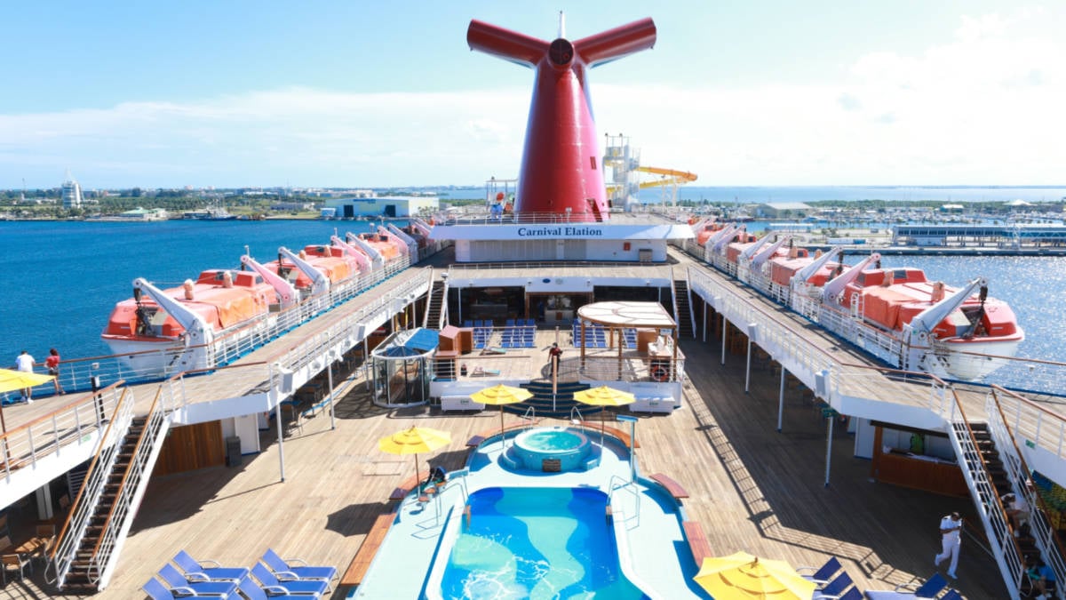 Carnival Elation Lido Deck