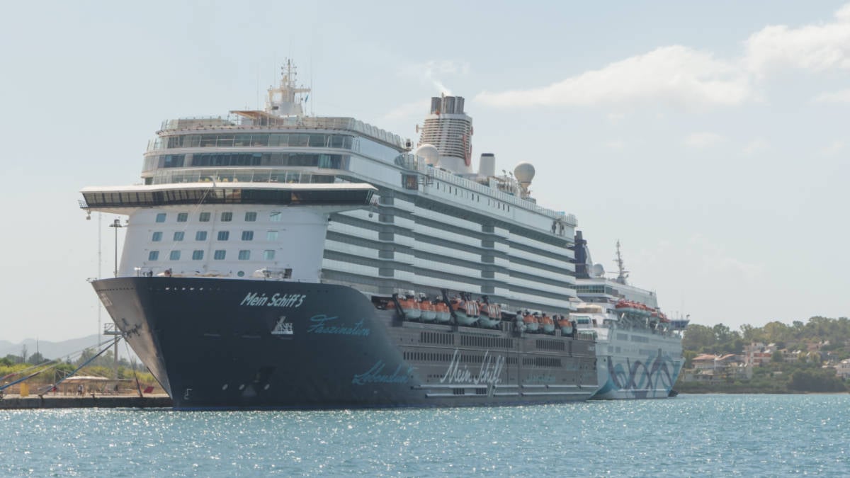 Cruise Ships Docked in Chania