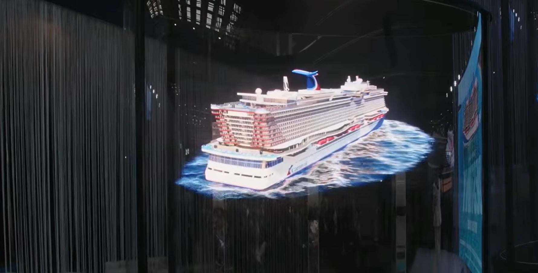 Carnival Destiny 3D Projection