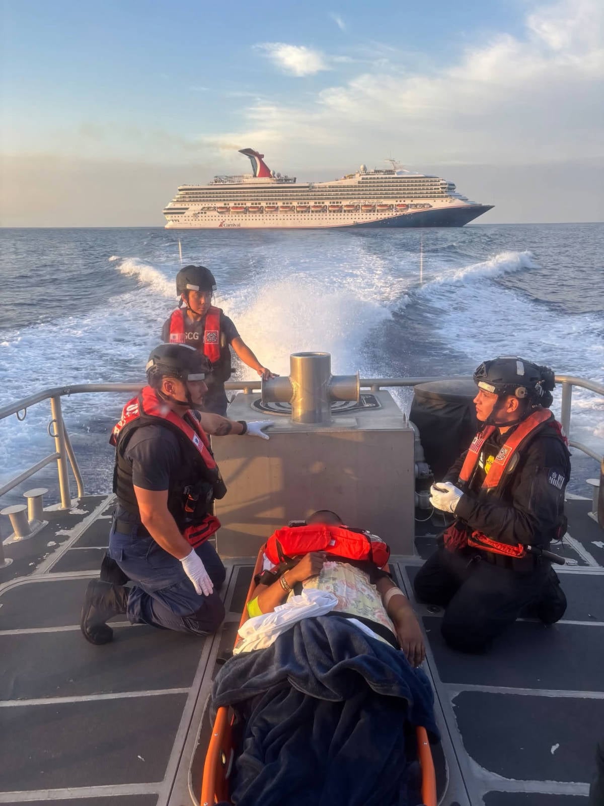 Carnival Guest US Coast Guard Evacuation