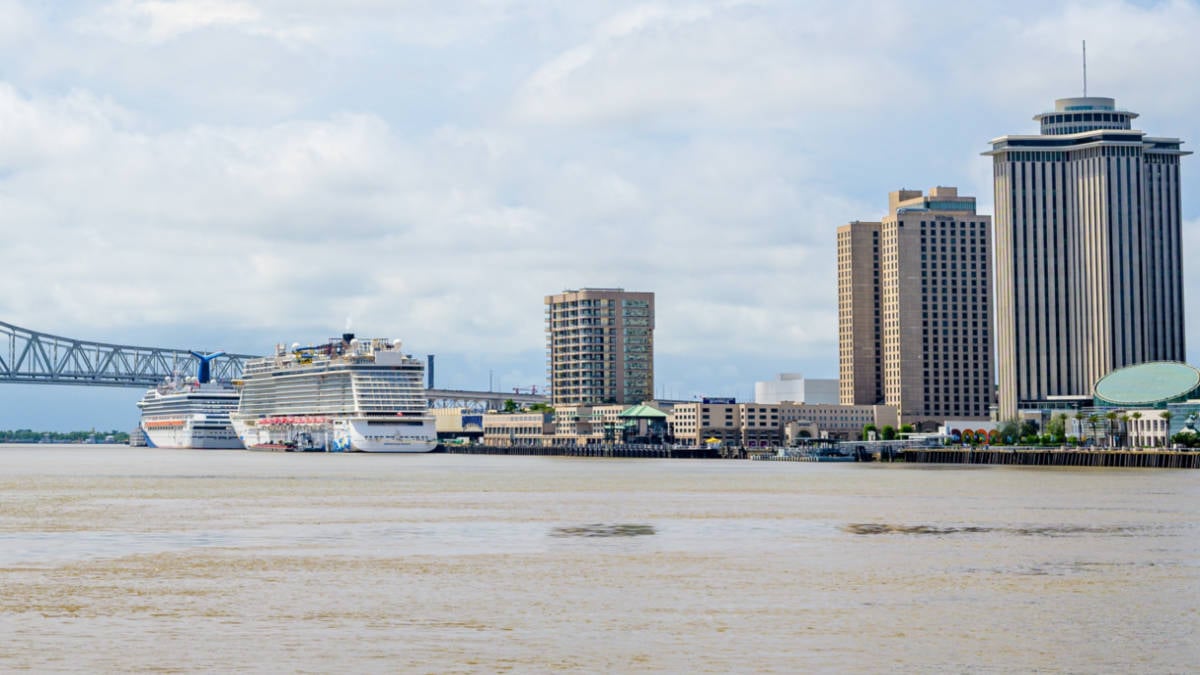 Cruise Ships Docked in New Orleans