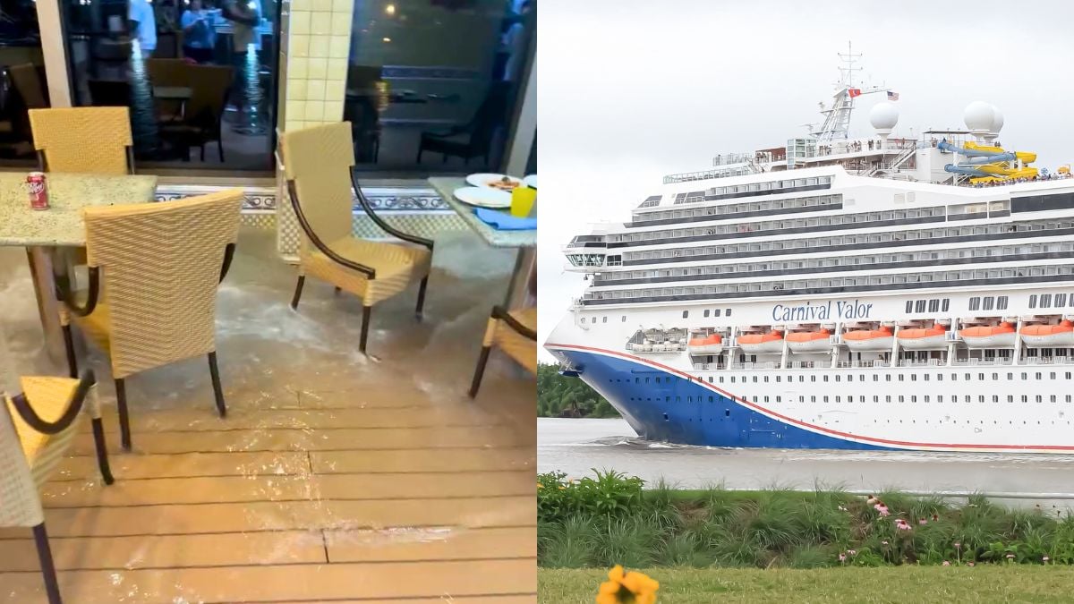 Carnival Valor Listing in Mississippi River