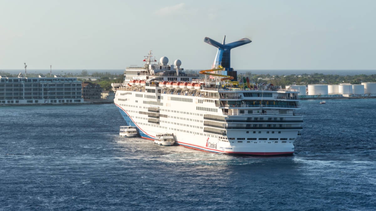 Carnival Paradise in the Cayman Islands