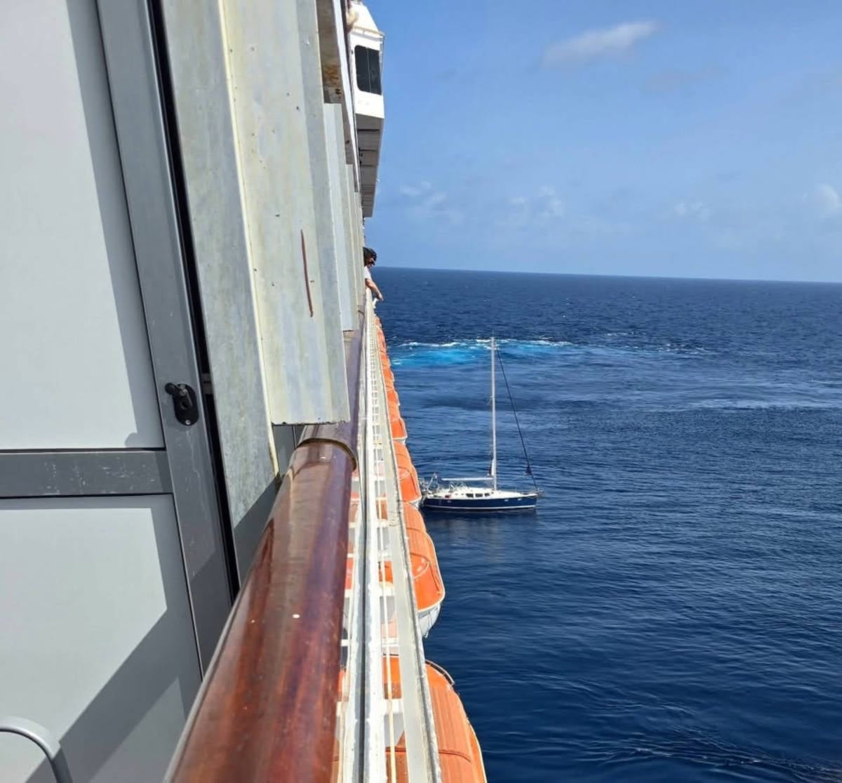 Carnival Conquest Sailboat Rescue