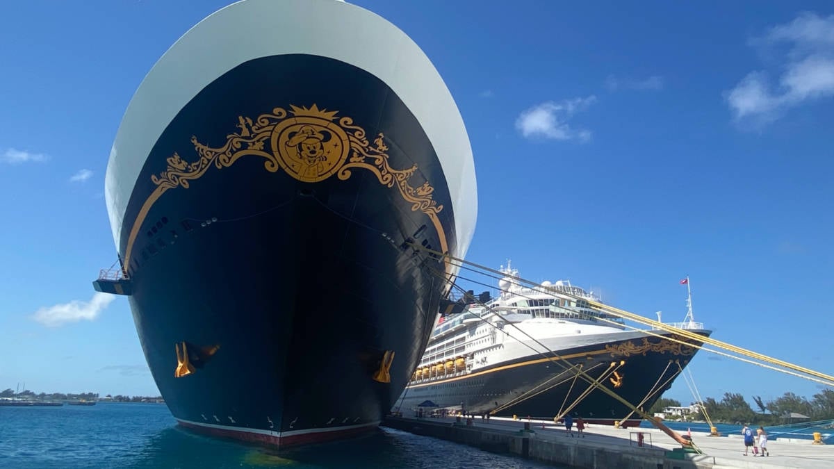 Docked Disney Cruise Ships