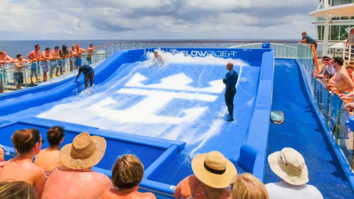 Royal Caribbean FlowRider Surf Simulator