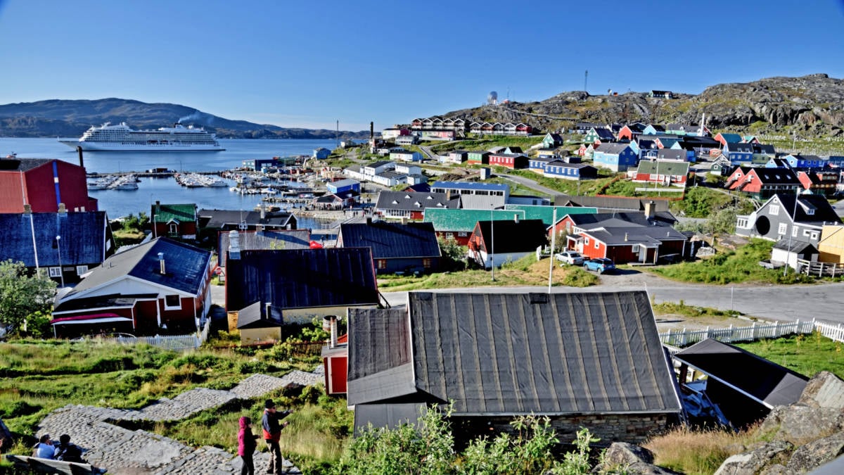 Cruise Ship Visiting Greenland