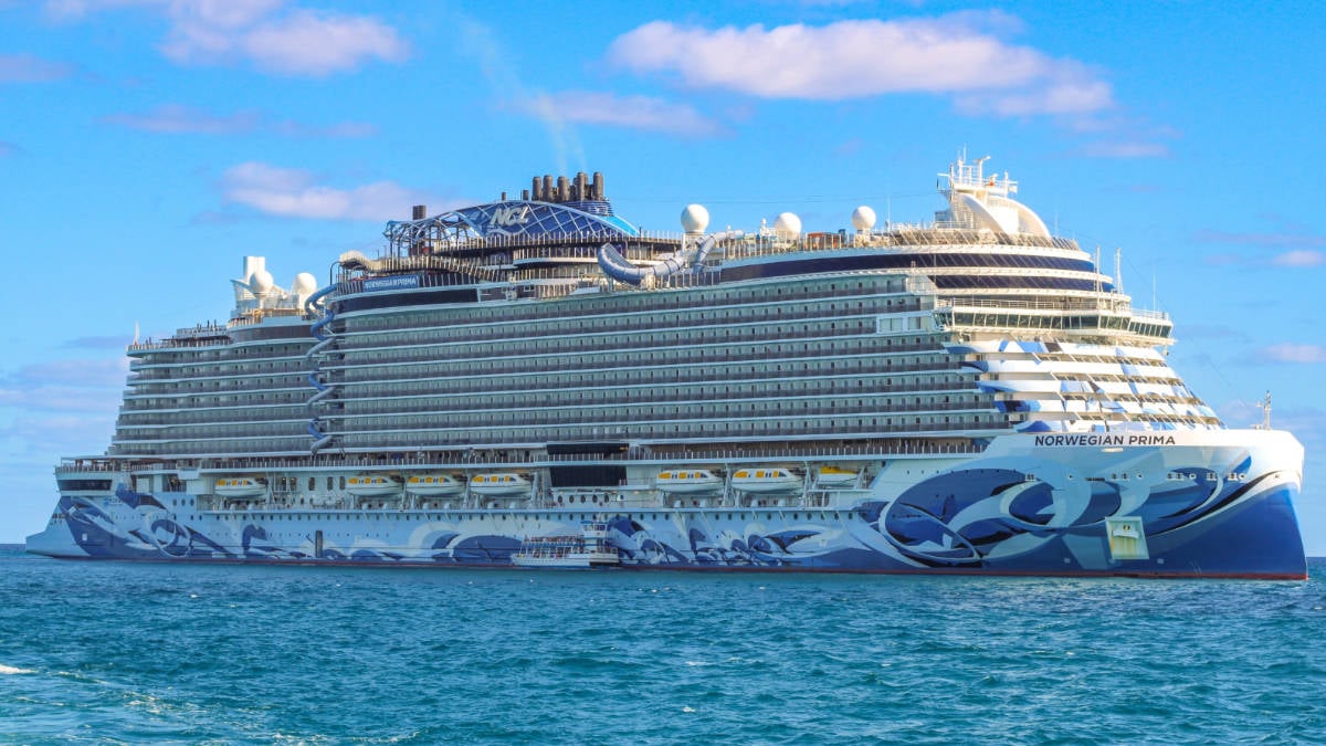 Norwegian Prima in the Bahamas