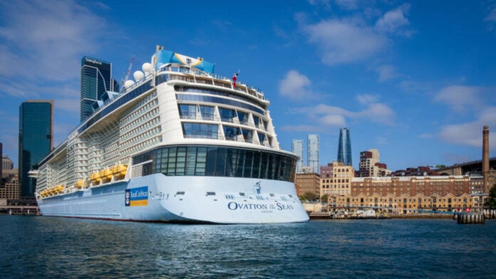 Ovation of the Seas in Sydeney, Australia