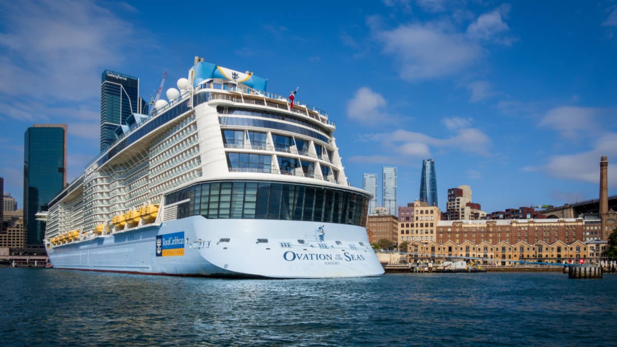 Ovation of the Seas in Sydeney, Australia
