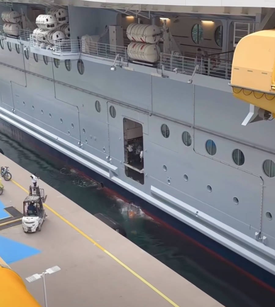 Wonder of the Seas Gangway Fall