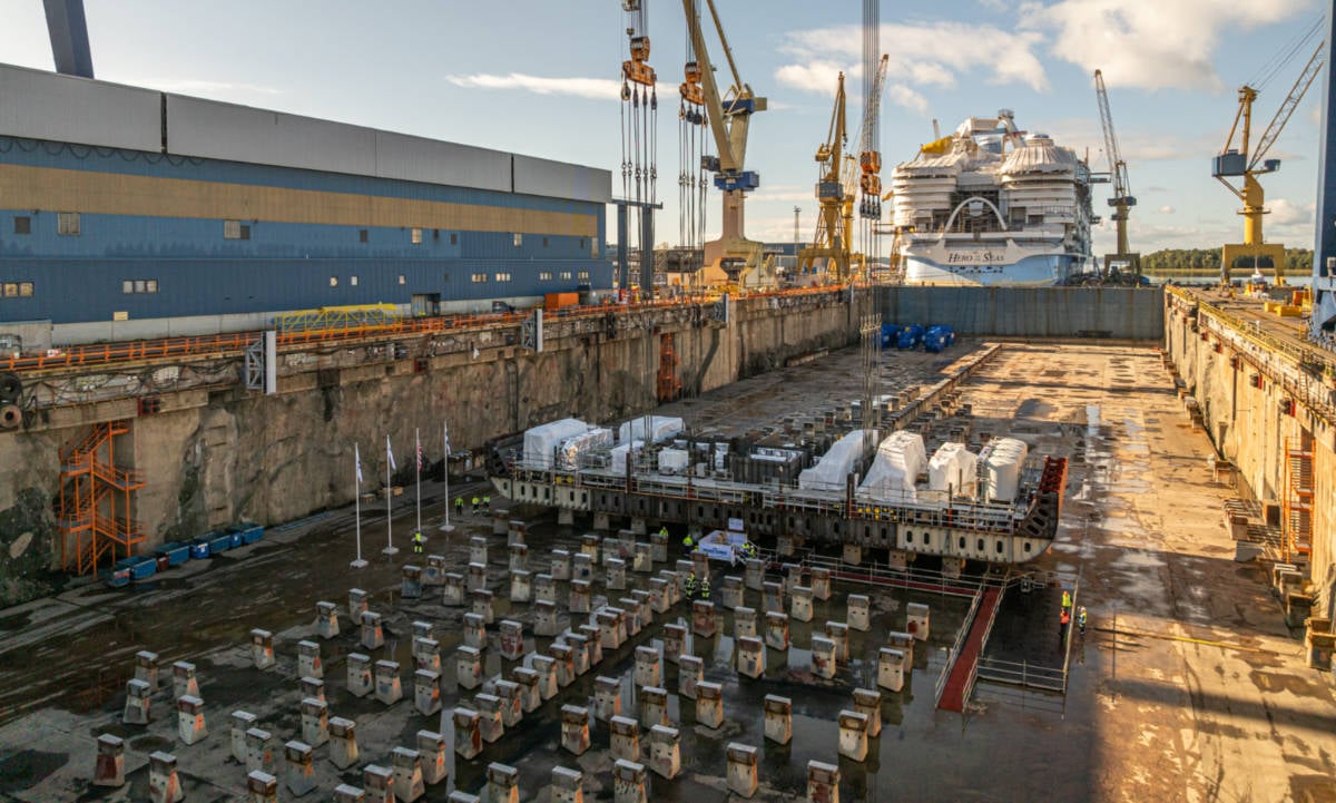 Royal Caribbean's 5th Icon Class Keel