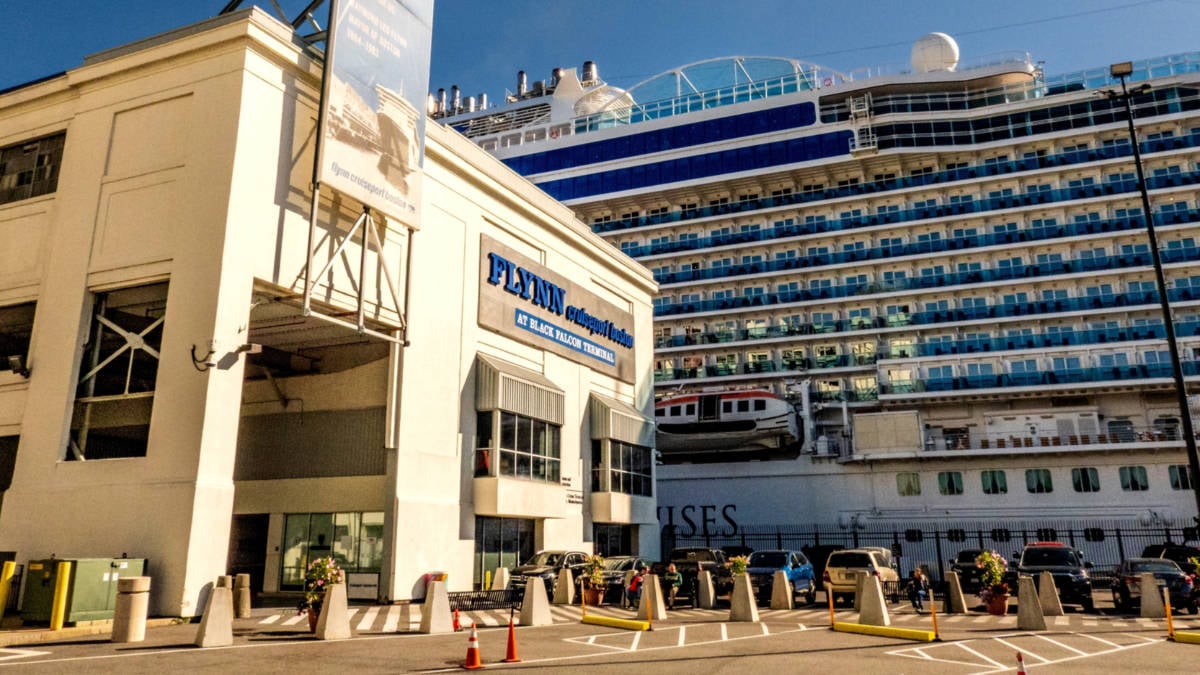 Cruise Ship Docked in Boston