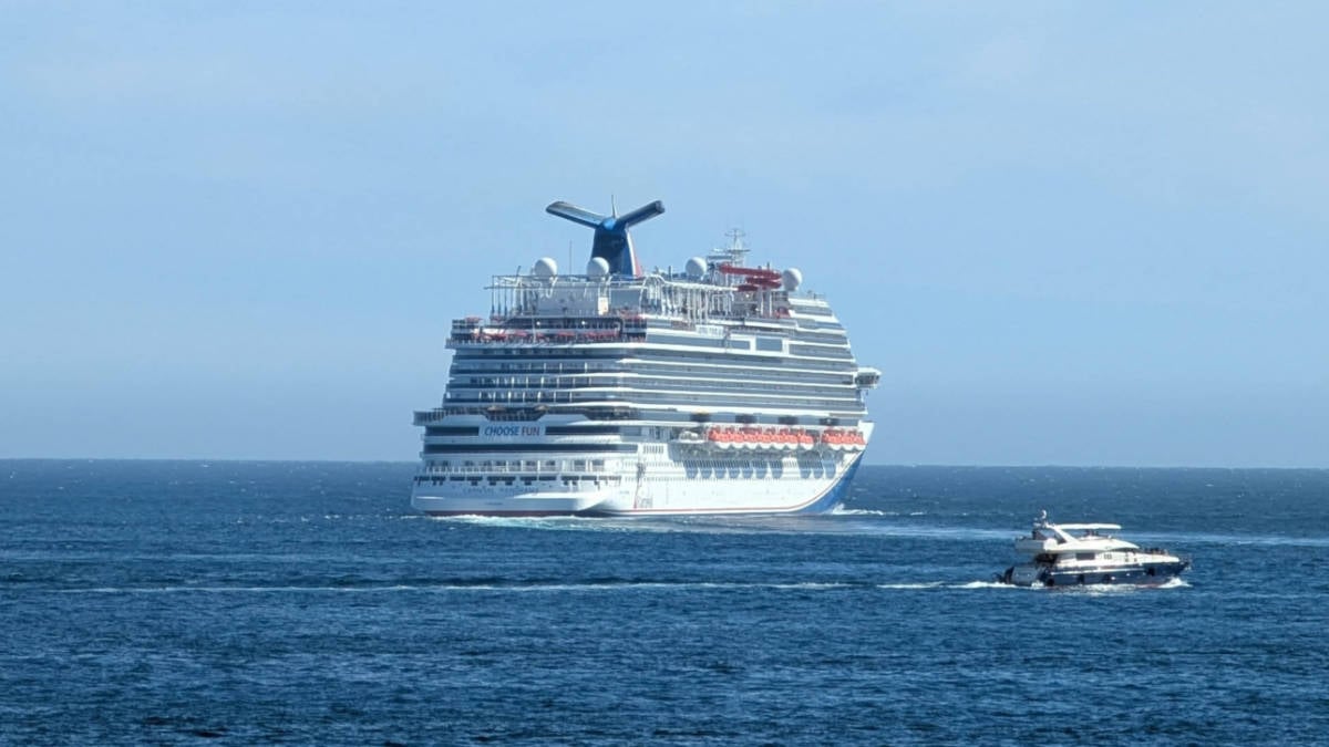 Carnival Panoaram Cruise Ship in Cabo San Lucas