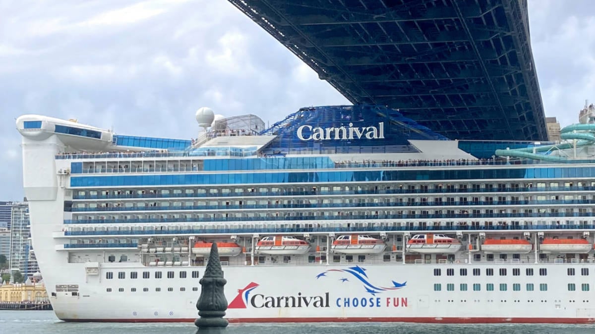Carnival Cruise Ship in Sydney, Australia
