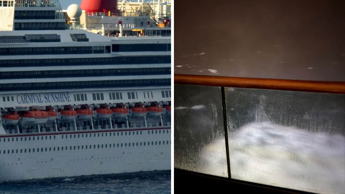 Carnival Sunshine and Rough Weather
