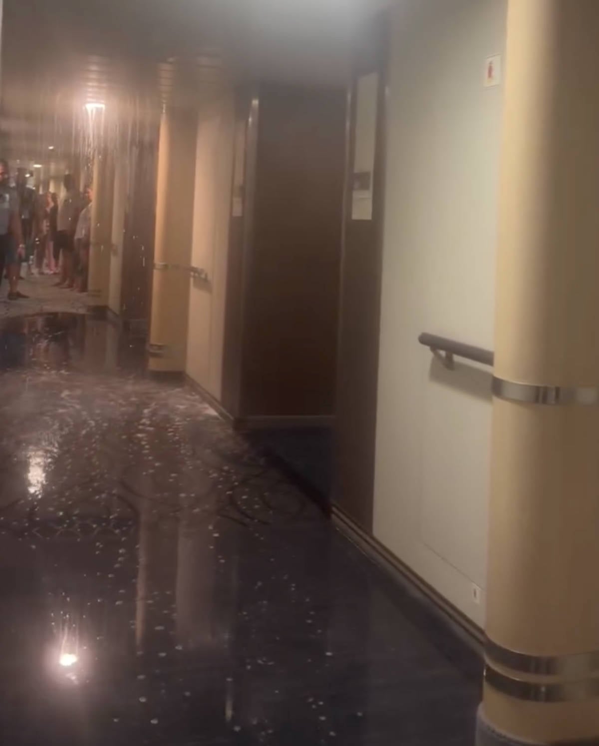 Flooding on Harmony of the Seas