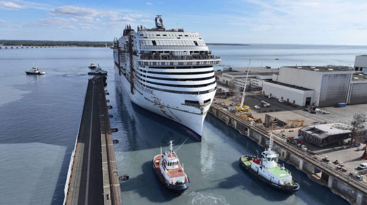 MSC World Atlantic Float Out